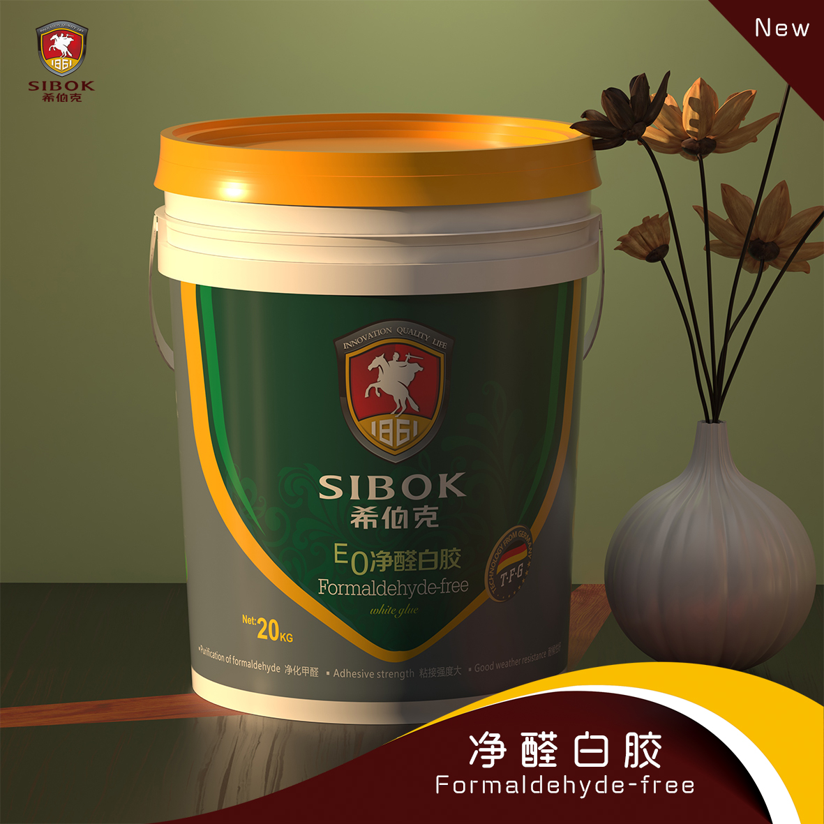 EO凈醛白膠  ￥140/20kg